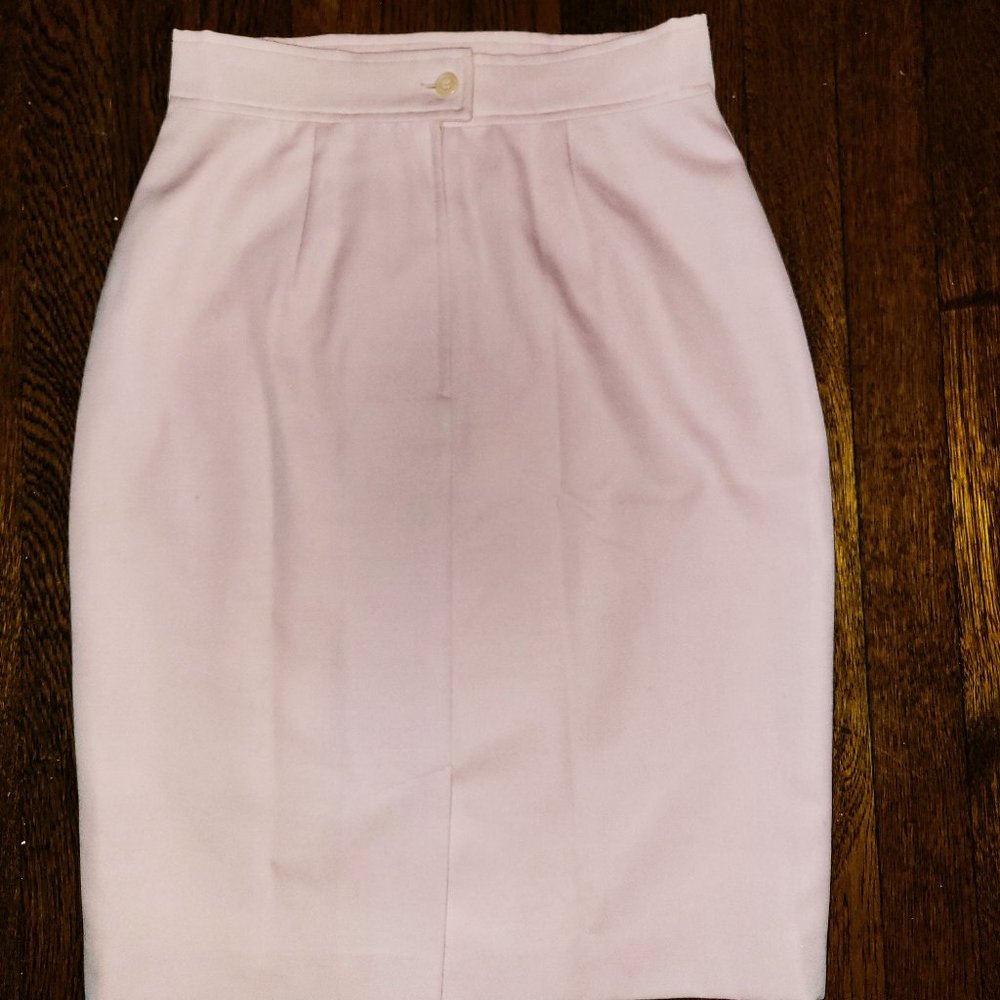MAX & Co. Pink Front Button/Zip A-Line Skirt - 8